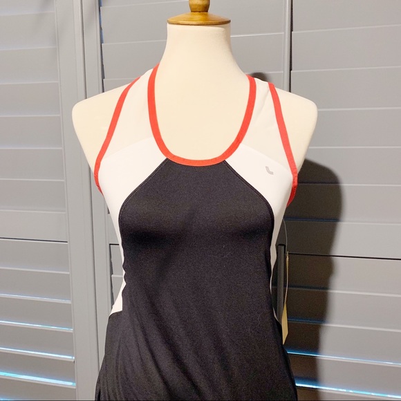 Lole Tops - Lole Lindy Tank. Red, White, Black, Large NWT